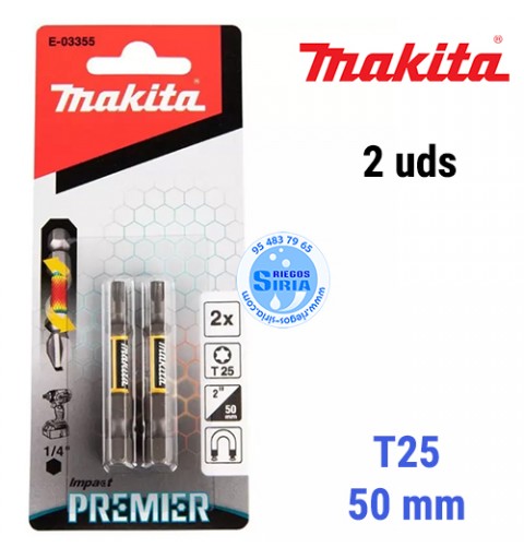 Punta Torsión Premier Makita T25-50mm (2pc) E-03355