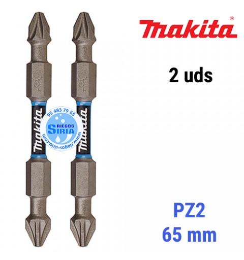 Punta Doble Torsión Premier Makita PZ2 65mm (2pc) E-06292