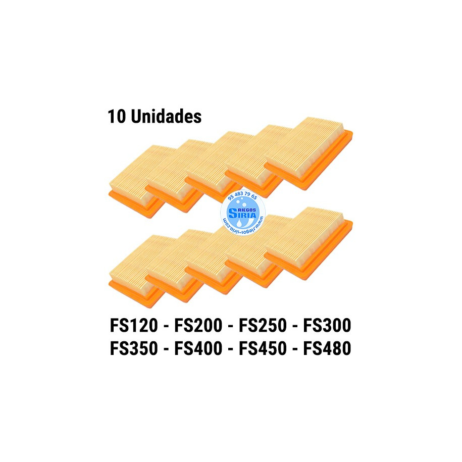 Pack 10 ud Filtro Aire compatible FS120 FS200 FS250 FS300 FS310 FS350 FS400 FS450 FS480 020199x10