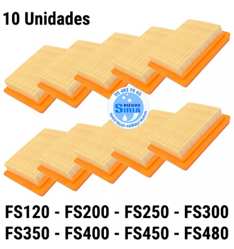 Pack 10 ud Filtro Aire compatible FS120 FS200 FS250 FS300 FS310 FS350 FS400 FS450 FS480 020199x10