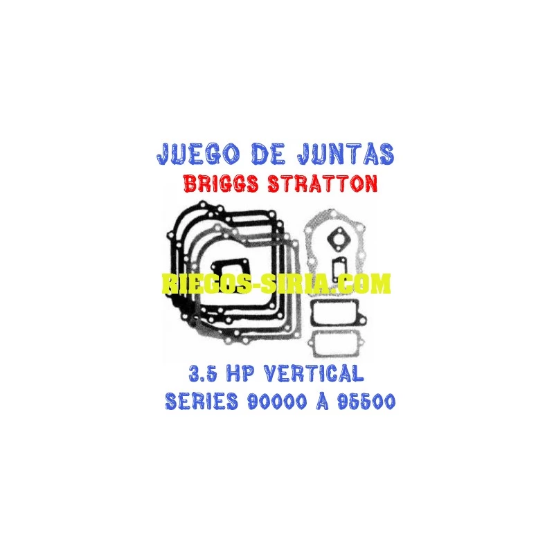 Juego juntas compatible B&S 3,5 Hp vertical series 90000 y 95500 010079