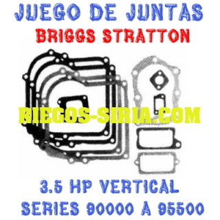 Juego juntas compatible B&S 3,5 Hp vertical series 90000 y 95500 010079