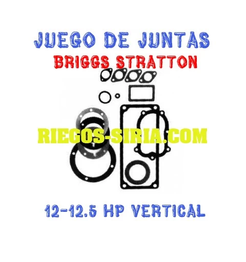 Juego juntas compatible B&S 12-12.5 Hp Vertical