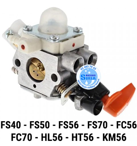 Carburador compatible FS40 FS50 FS56 FS70 FC56 FC70 HL56 HT56 KM56 020984