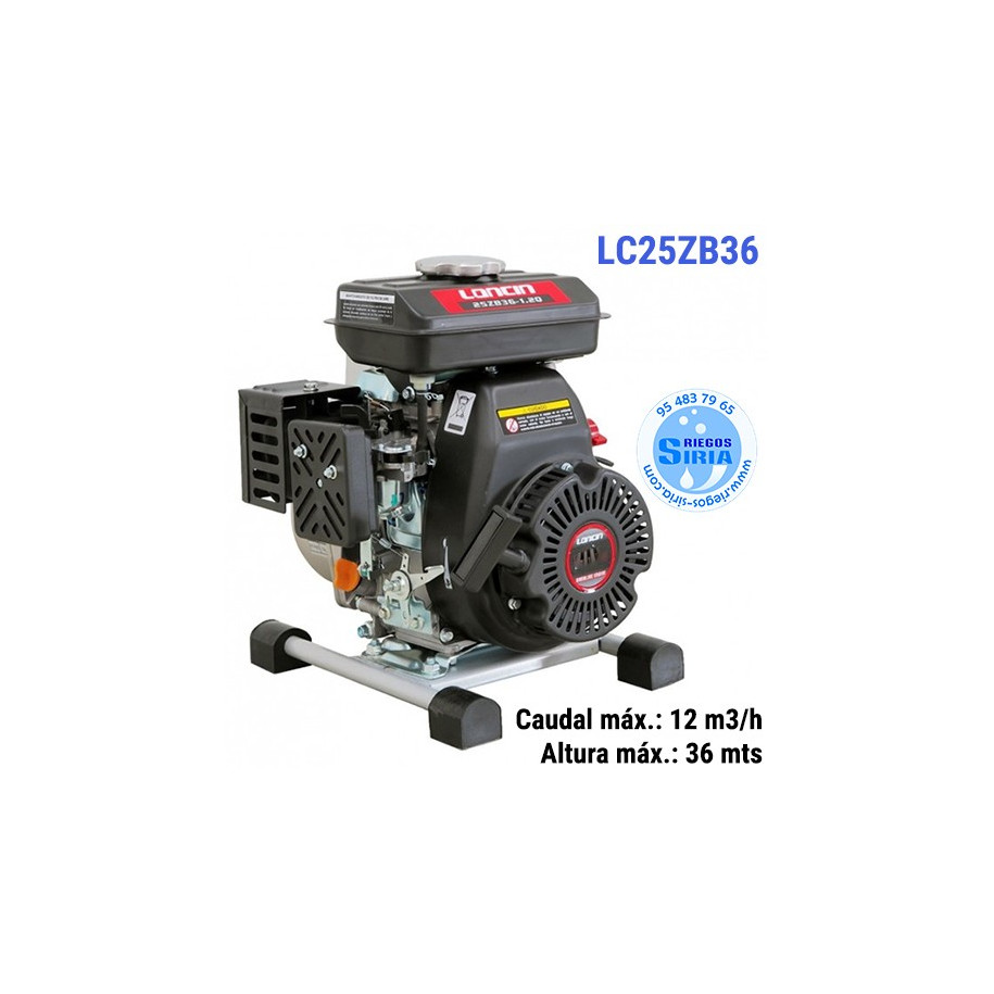 Motobomba Gasolina Loncin 80 c.c. LC25ZB36 LC25ZB36