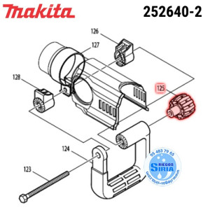 Pomo 8 Original Makita 252640-2 252640-2