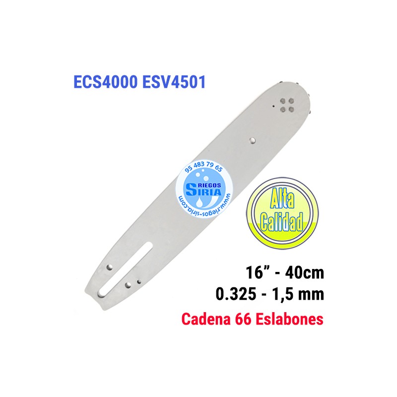 Espada 0.325" 1,5mm 40cm adap ECS4000 ESV4501 120054
