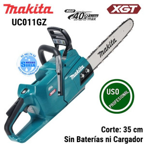 UC012GZ Makita SIERRA de Cadena 40Vmax BL Motor 40cm