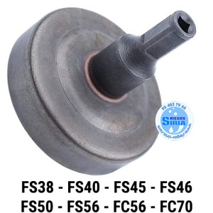 Campana Embrague compatible FS38 FS40 FS45 FS46 FS50 FS56 FC56 FC70 KM56 021502