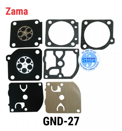 Kit Membranas Carburador compatible Zama GND27 020598