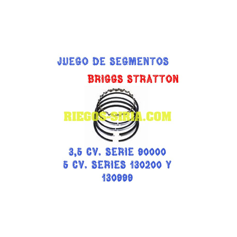 Juego segmentos compatible BS 3,5 Hp 5 Hp 010093