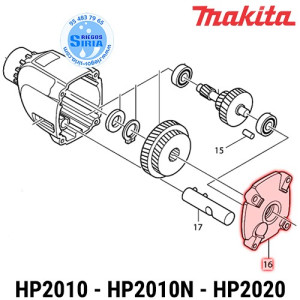 Tapa Culata Original HP2010 HP2010N HP2020 156741-7