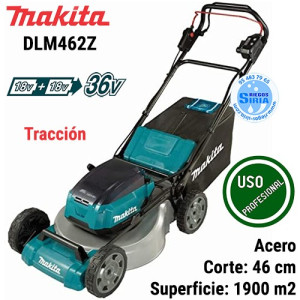 Cortacésped 18Vx2 LXT BL 46cm Tracción DLM462Z DLM462Z