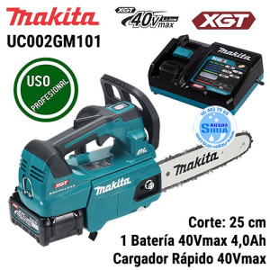 Sierra de Cadena 40Vmax XGT BL 250mm 1Bat 4,0Ah UC002GM101 UC002GM101