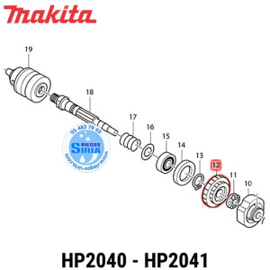 Corona Helicoidal 28-38 Original HP2040 HP2041 226331-1