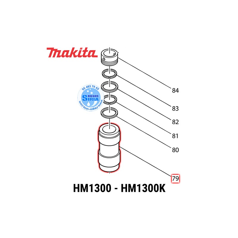 Martillo Original para HM1300 HM1300K 322235-6
