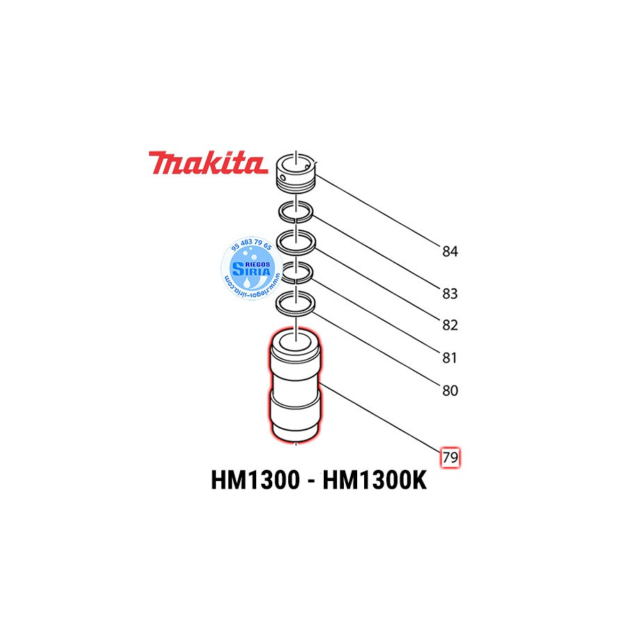 Martillo Original para HM1300 HM1300K 322235-6