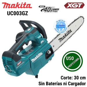 UC003GZ Makita SIERRA Eléctrica Batería 40V BL 30cm