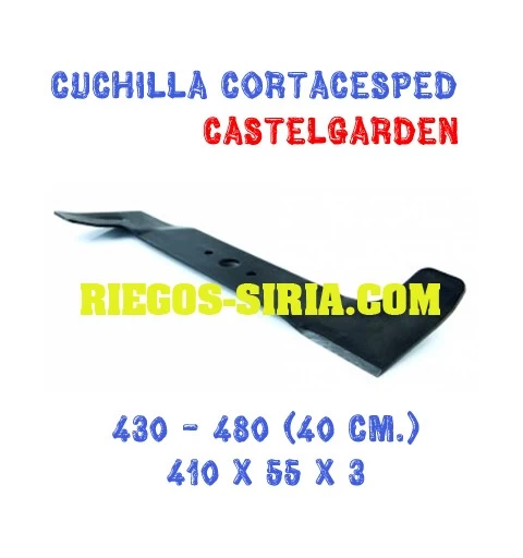 Cuchilla Cortacesped Castelgarden 430 480 40 110027