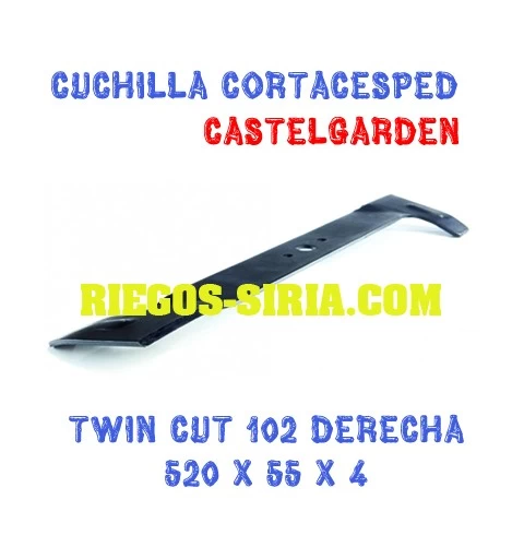 Cuchilla Cortacesped Castelgarden Twin Cut 102 (Corte a Derecha) 110022