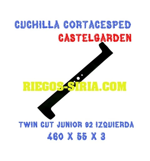 Cuchilla Cortacesped Castelgarden Twin Cut Junior 92 Izquierda 110020
