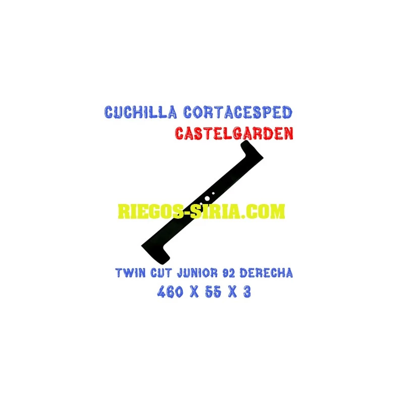 Cuchilla Cortacesped Castelgarden Twin Cut Junior 92 Derecha 110020