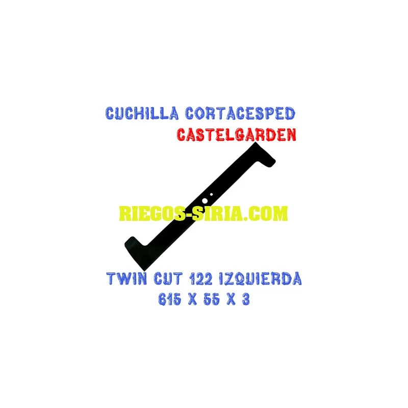 Cuchilla Cortacesped Castelgarden Twin Cut 122 Izq