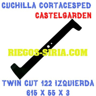 Cuchilla Cortacesped Castelgarden Twin Cut 122 Izq