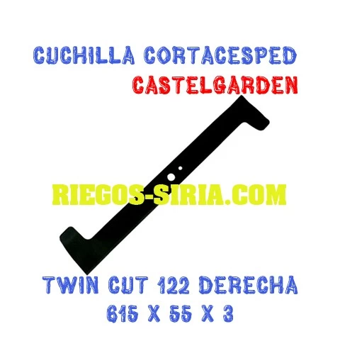 Cuchilla Cortacesped Castelgarden Twin Cut 122 Der