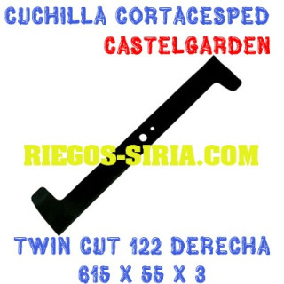 Cuchilla Cortacesped Castelgarden Twin Cut 122 Der