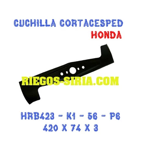 Cuchilla Cortacesped Honda HRB423 K1 56 P6 110037