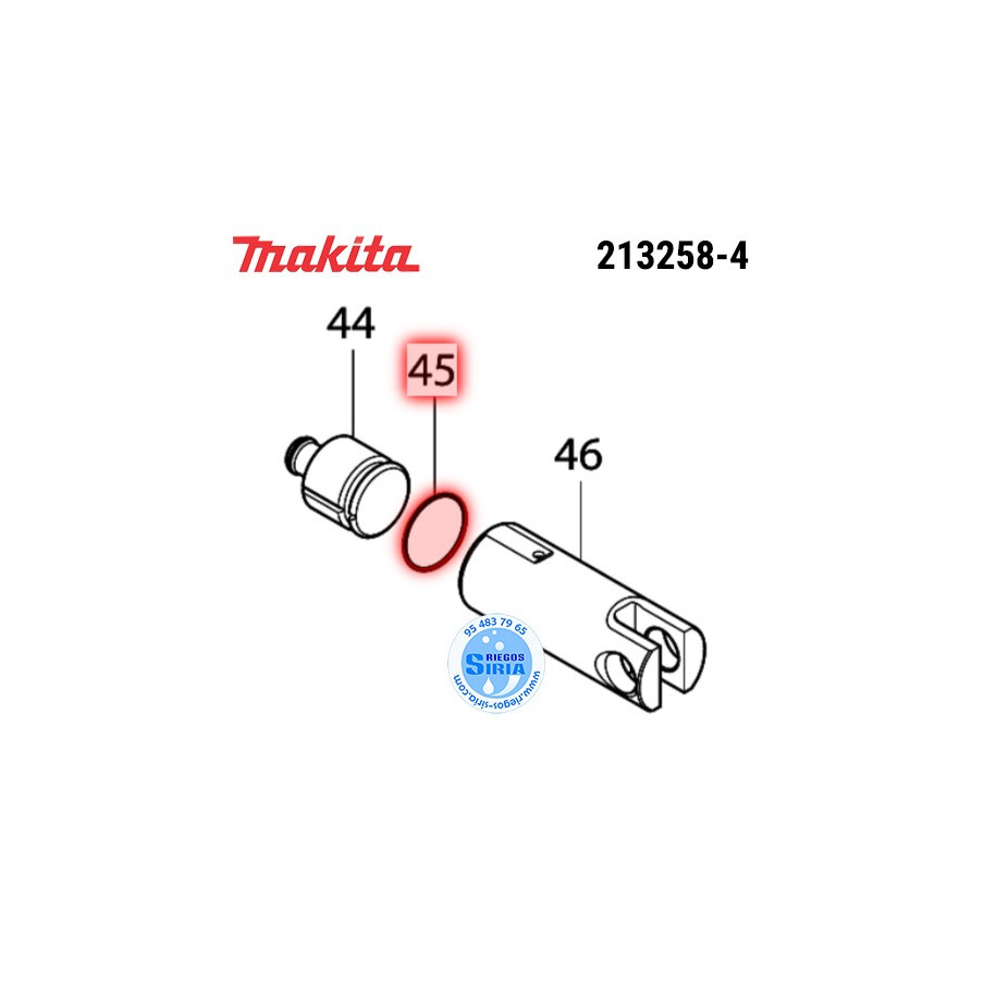 Junta Tórica 17,5 Original Makita 213258-4 213258-4