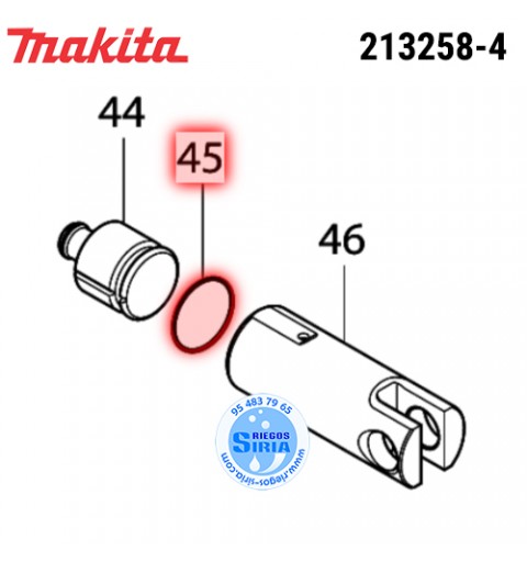 Junta Tórica 17,5 Original Makita 213258-4 213258-4