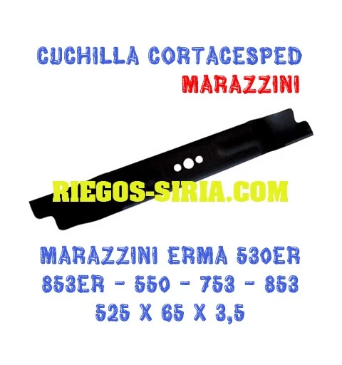 Cuchilla Cortacesped Marazzini 530ER 853ER 550 753 853