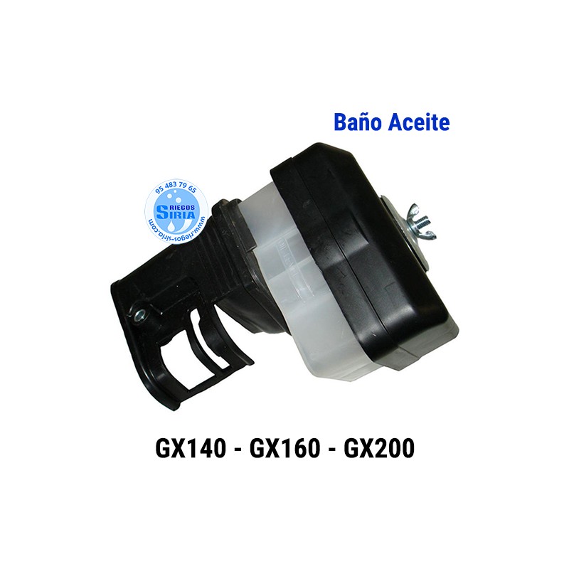 Filtro de Aire Completo Baño Aceite compatible GX140 GX160 GX200 000193