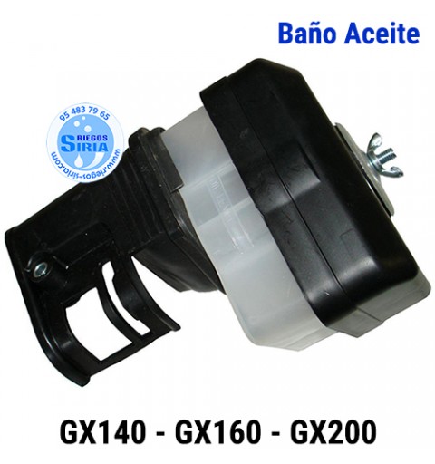 Filtro de Aire Completo Baño Aceite compatible GX140 GX160 GX200 000193