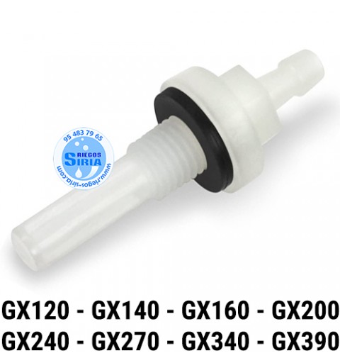 Filtro Gasolina Plástico Depósito compatible GX120 GX140 GX160 GX200 GX240 GX270 GX340 GX390 000089