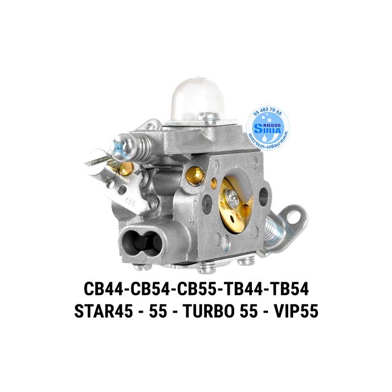 Carburador compatible CB44 CB54 CB55 POWER45 POWER55 TB44 TB54 STAR45 STAR55 TURBO55 VIP55 160005