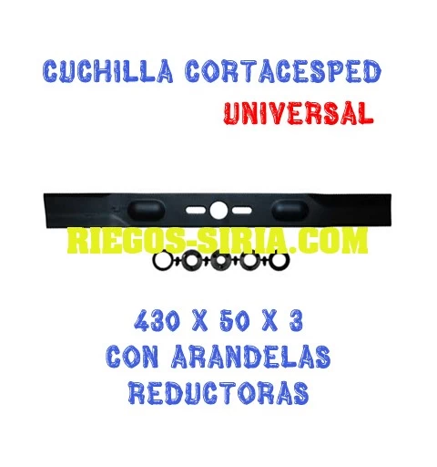 Cuchilla Cortacesped Universal 43 cm