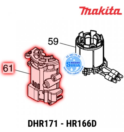 Caja Motor Original DHR171 HR166D 183G09-0