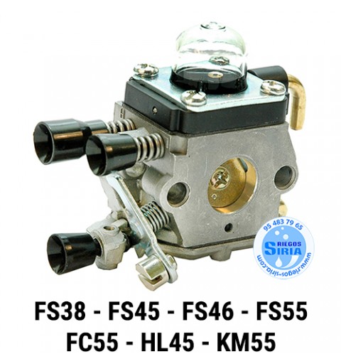 Carburador Tipo Zama compatible FS38 FS45 FS46 FS55 FC55 HS45 KM55 020040