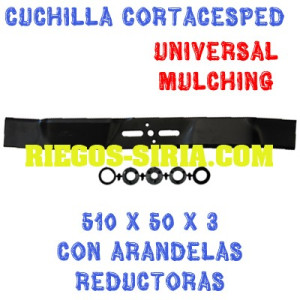 Cuchilla Cortacesped Universal Mulching 51 cm