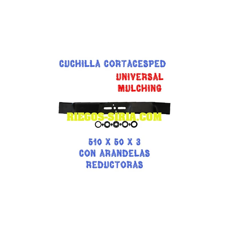 Cuchilla Cortacesped Universal Mulching 51 cm