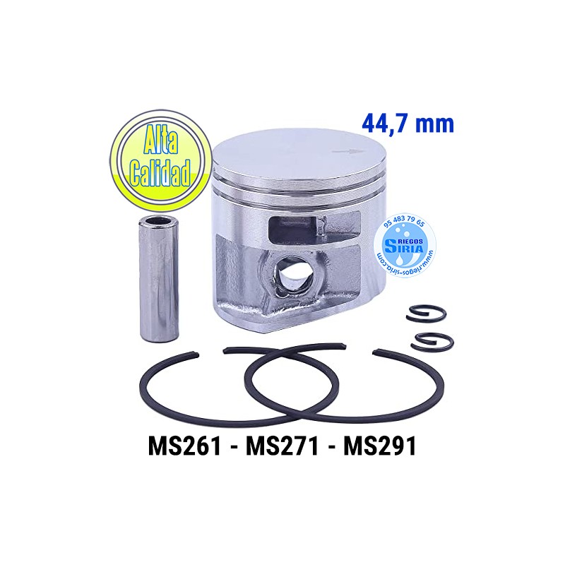 Pistón Completo compatible MS261 MS271 MS291 44,7mm 020506