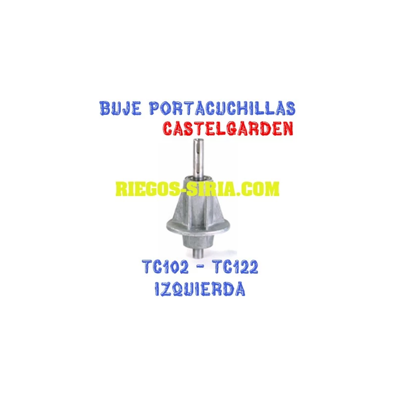 Buje Portacuchillas compatible Castelgarden TC102 TC122 Izq