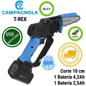 Sierra de Cadena 25,2Vmax 10cm 1Bat 4,2Ah 1Bat 2,5Ah Campagnola T-REX LN24.0900