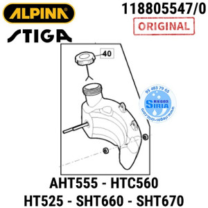 Depósito Original AHT555 HTC560 HT525 SHT660 SHT670 160217