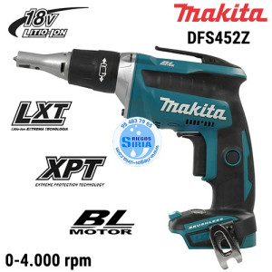 DFS452Z Makita ATORNILLADOR Pladur 18V LXT BL