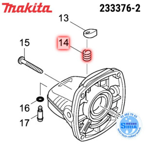 Muelle Bloqueo 8 Original Makita 233376-2 233376-2