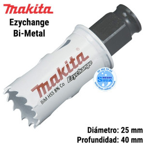 Broca de Corona BiMetal Ezychange 25 x 40mm E-03698